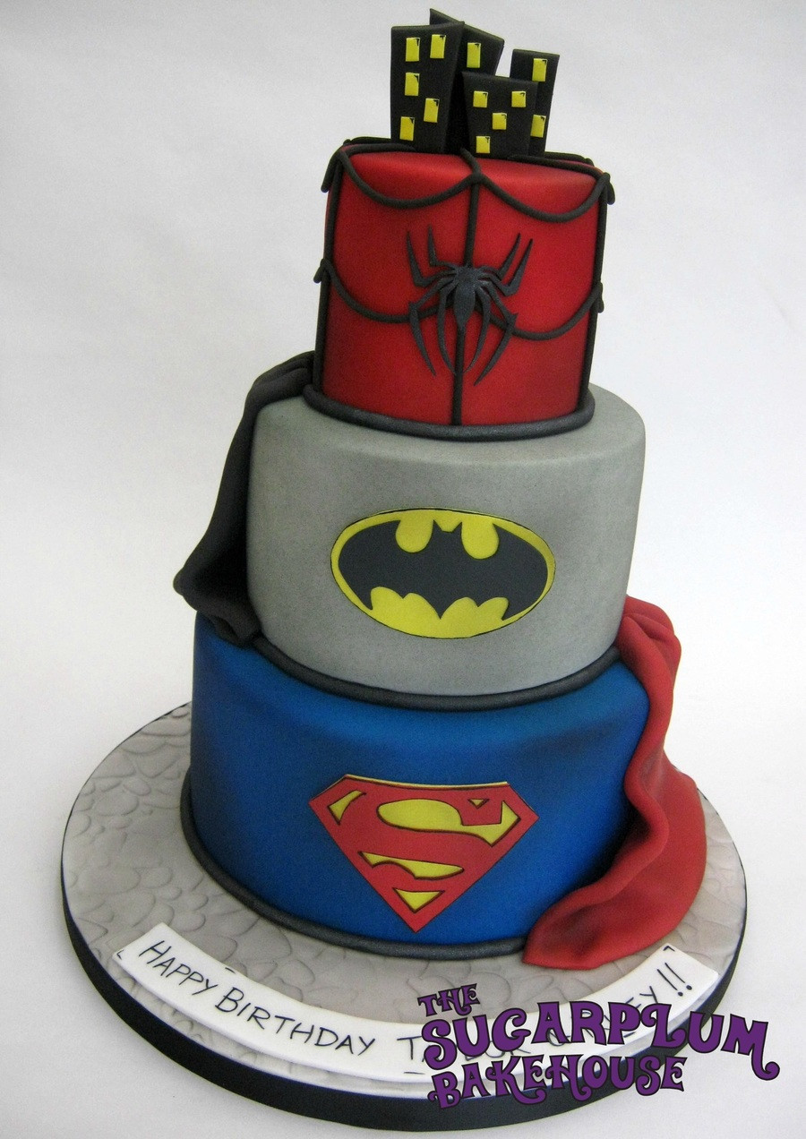Best ideas about 3 Teir Birthday Cake
. Save or Pin 3 Tier Mini 3 Tier Marvel Dc Superhero Birthday Cake Now.