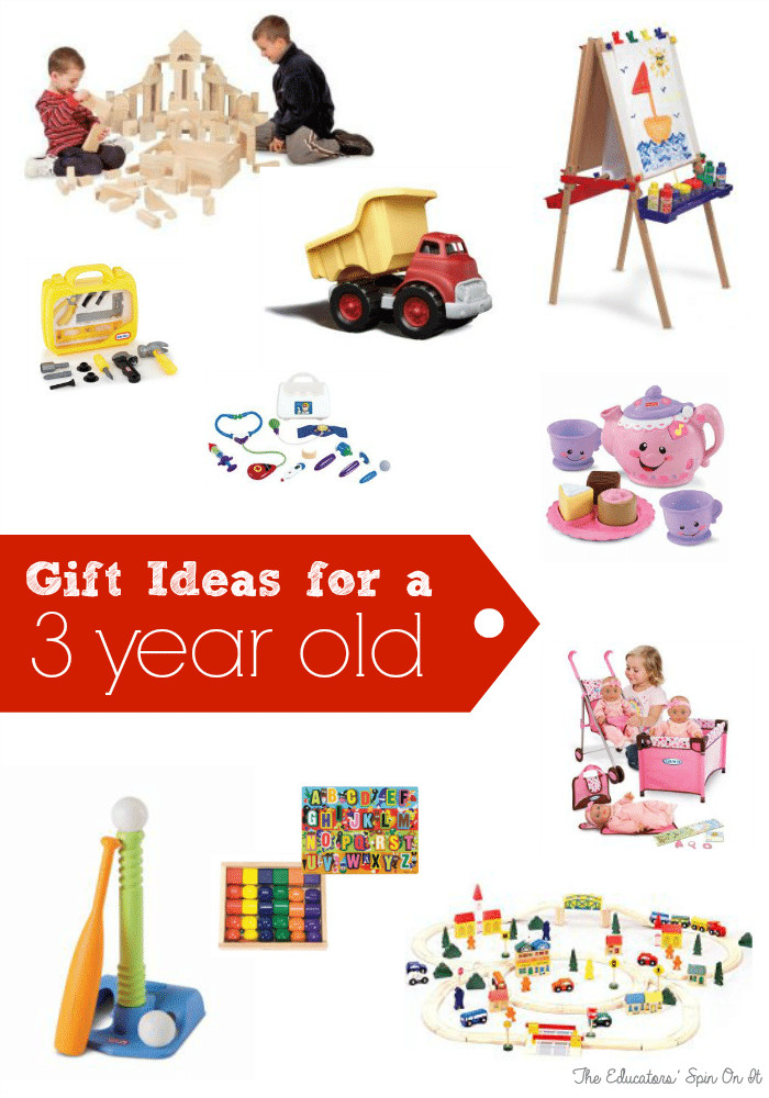 Best ideas about 3 Year Old Boy Birthday Gift Ideas
. Save or Pin Birthday Gift Ideas for Three Years Old The Educators Now.