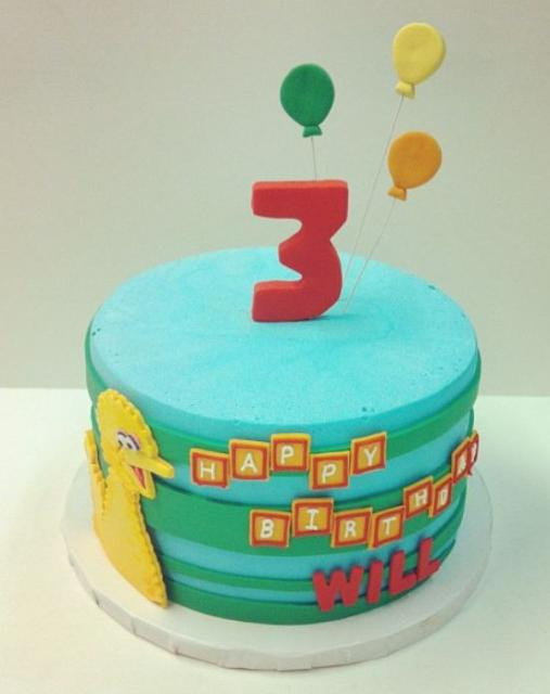 Best ideas about 3 Years Old Birthday Cake
. Save or Pin Big bird round birthday cake for 3 year old JPG 1 ment Now.