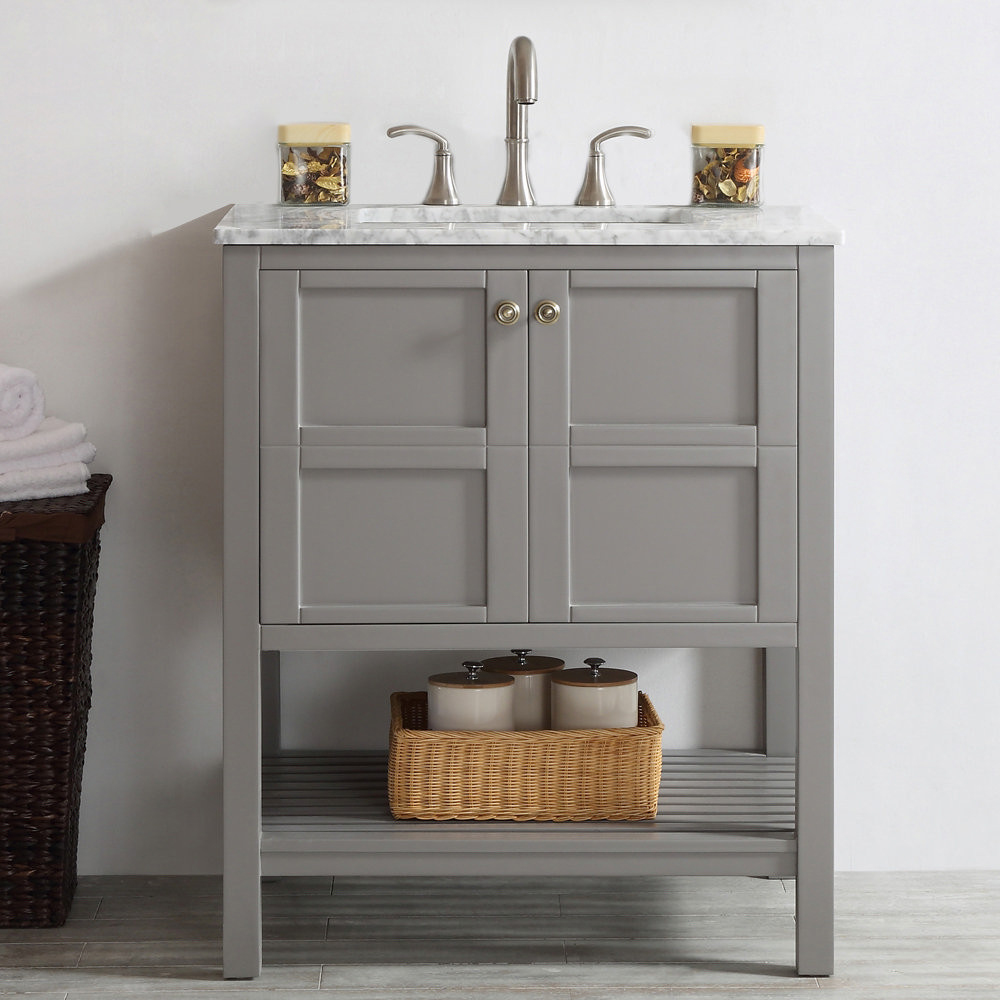 Best ideas about 30 Bathroom Vanity
. Save or Pin Vinnova GR CA NM Florence Grey Single Basin Now.