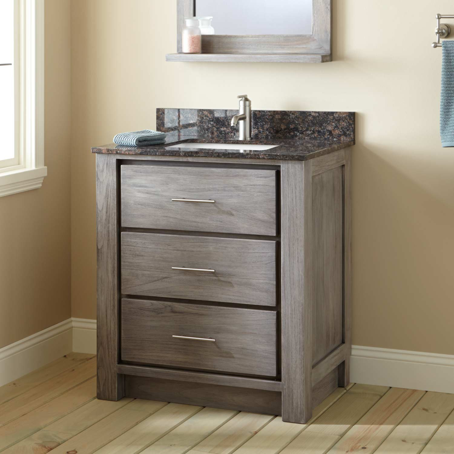 Best ideas about 30 Bathroom Vanity
. Save or Pin 30" Venica Teak Vanity for Rectangular Undermount Sink Now.