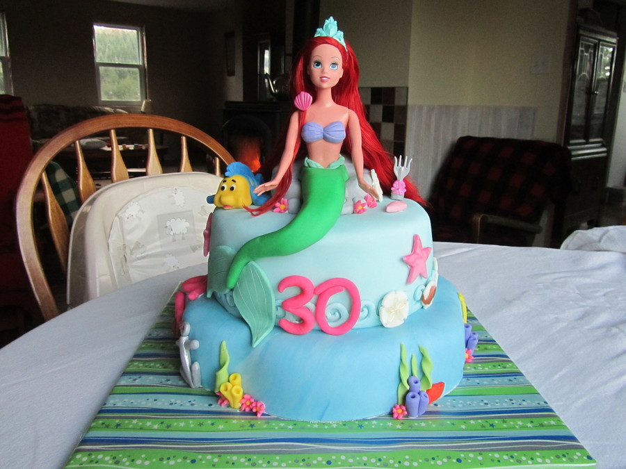 Best ideas about 30 Birthday Cake For Her
. Save or Pin Little Mermaid 30Th Birthday Cake Although Shes Turning 30 Now.