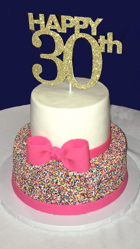 Best ideas about 30 Birthday Cake For Him
. Save or Pin 30th Birthday Cake Topper 30th Cake Topper 30 Birthday Now.
