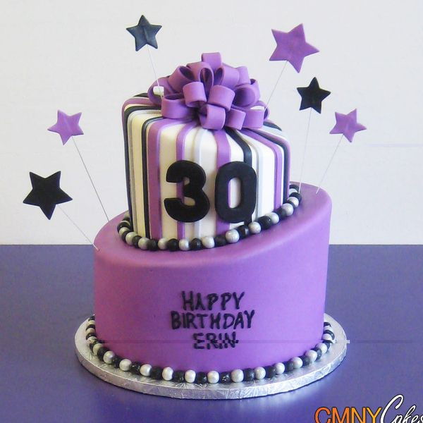 Best ideas about 30 Birthday Cake For Him
. Save or Pin Erin s Purple 30th Birthday Cake Now.
