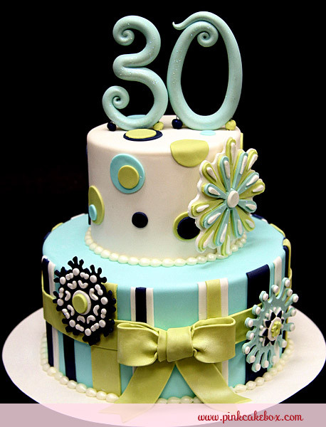 Best ideas about 30 Birthday Cake
. Save or Pin 30th Birthday Snowflake Cake Birthday Cakes Now.