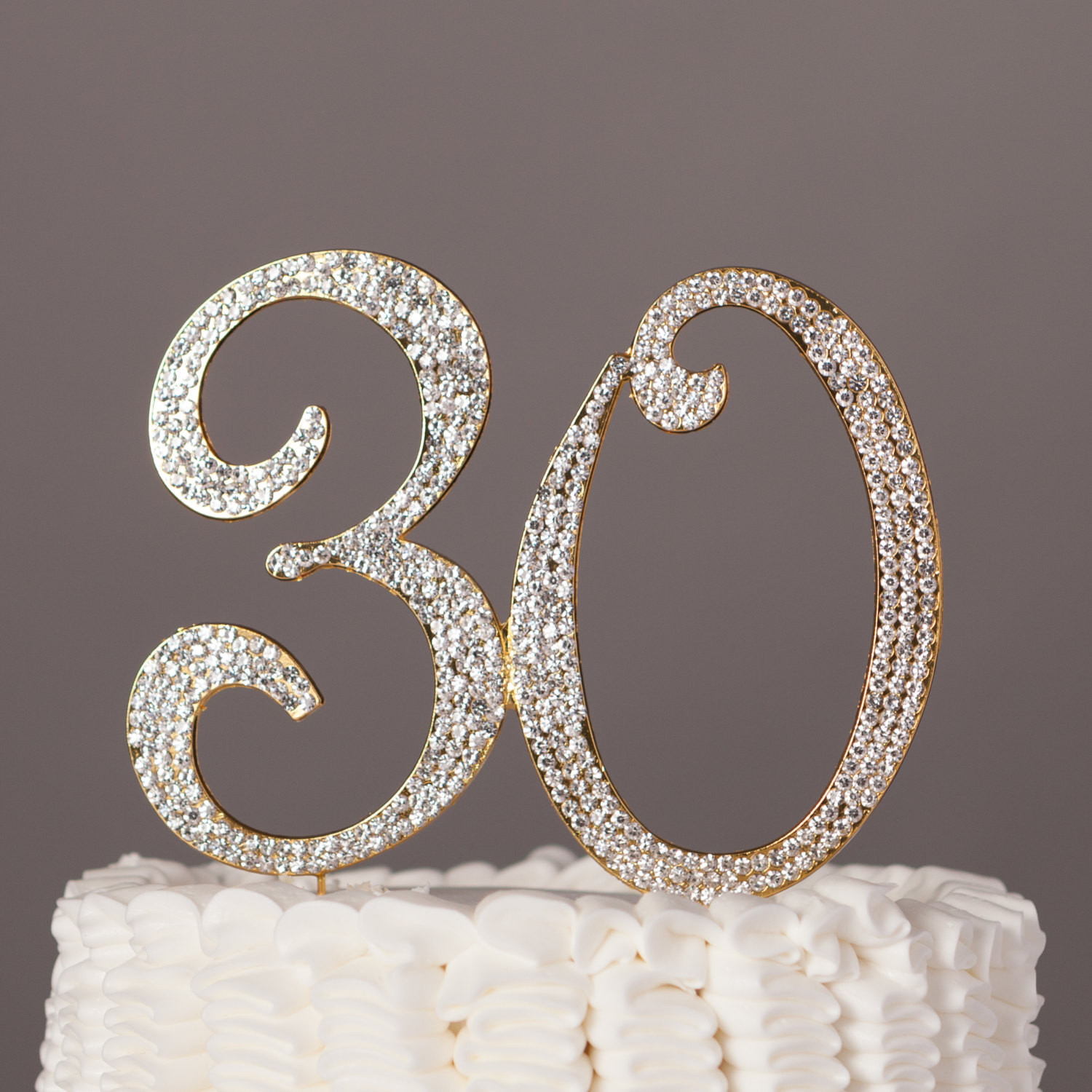 Best ideas about 30 Birthday Cake Topper
. Save or Pin 30 Cake Topper for 30th Birthday or Anniversary Party Now.
