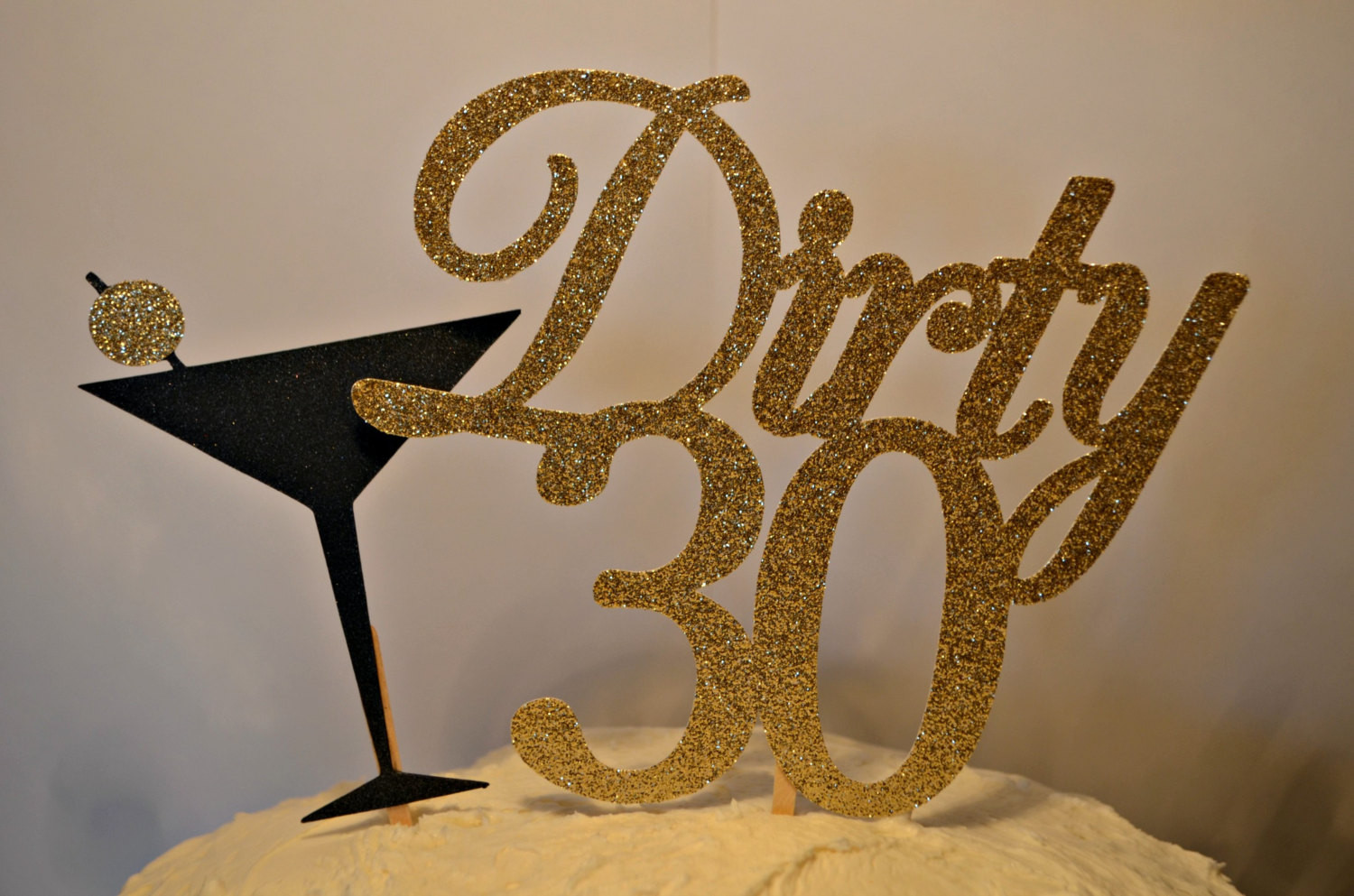 Best ideas about 30 Birthday Cake Topper
. Save or Pin Dirty 30 Cake Topper 30th Birthday Cake Topper Martini Cake Now.