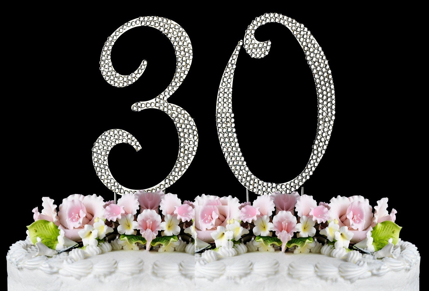 Best ideas about 30 Birthday Cake Topper
. Save or Pin New Rhinestone NUMBER 30 Cake Topper 30th Birthday Now.