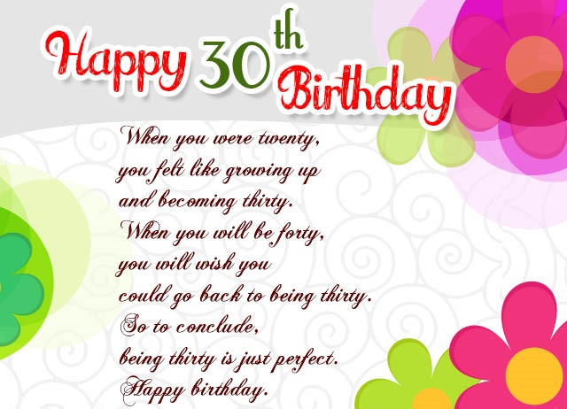 Best ideas about 30 Birthday Card Messages
. Save or Pin 50 Best 30th Birthday Wishes for Loved e Perfect Way Now.