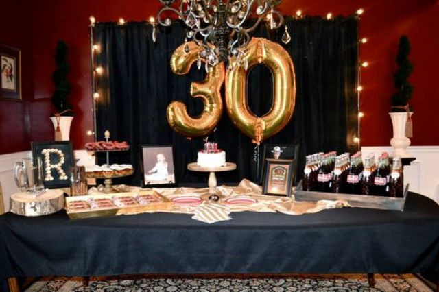 Best ideas about 30 Birthday Decorations
. Save or Pin 21 Awesome 30th Birthday Party Ideas For Men Shelterness Now.