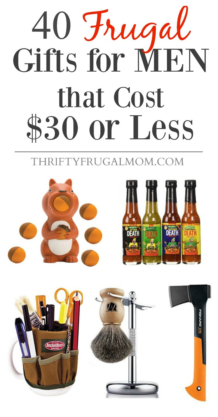 Best ideas about $30 Gift Ideas For Guys
. Save or Pin 40 Frugal Gifts for Men that Cost $30 or Less Now.