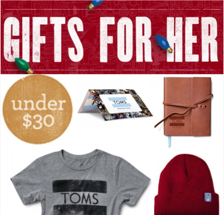 Best ideas about $30 Gift Ideas For Guys
. Save or Pin TOMS Holiday Gifts Under $30 Ideas for Women Men Kids Now.