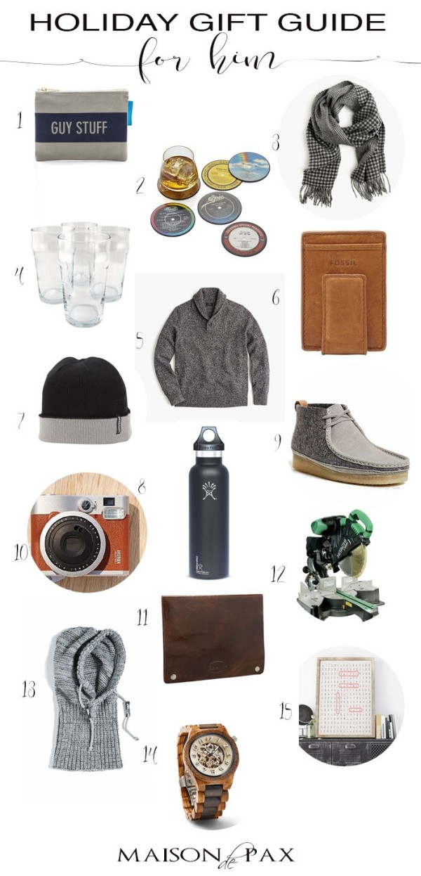 Best ideas about $30 Gift Ideas For Guys
. Save or Pin Holiday Gift Guide for Him for brothers dads husbands Now.