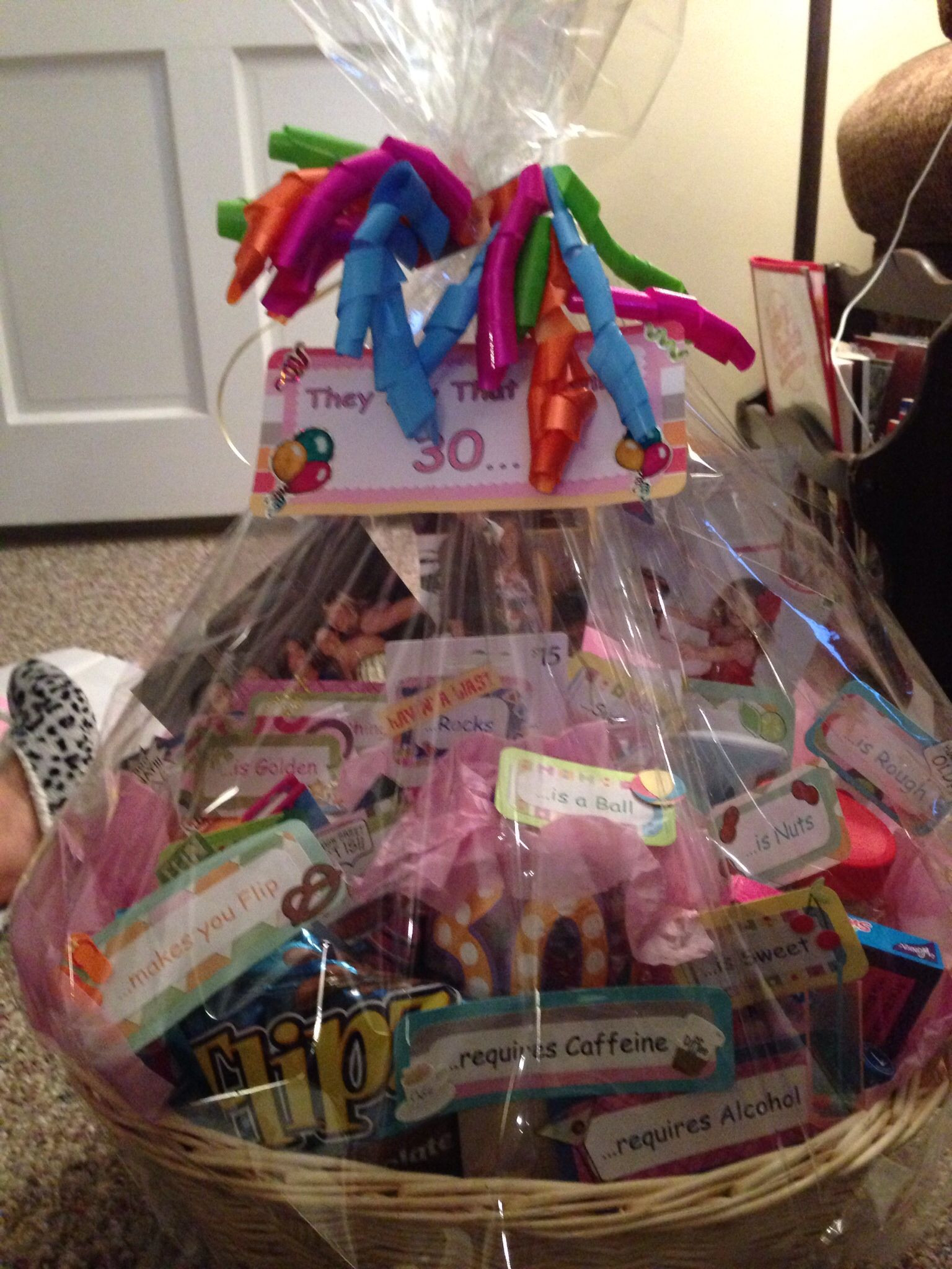 Best ideas about 30 Gifts For 30th Birthday
. Save or Pin 30th birthday basket They say turning 30 Now.