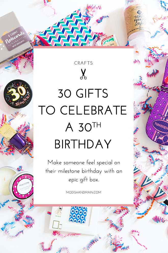 Best ideas about 30 Small Gifts For 30th Birthday
. Save or Pin 30 Gifts For 30th Birthday Now.