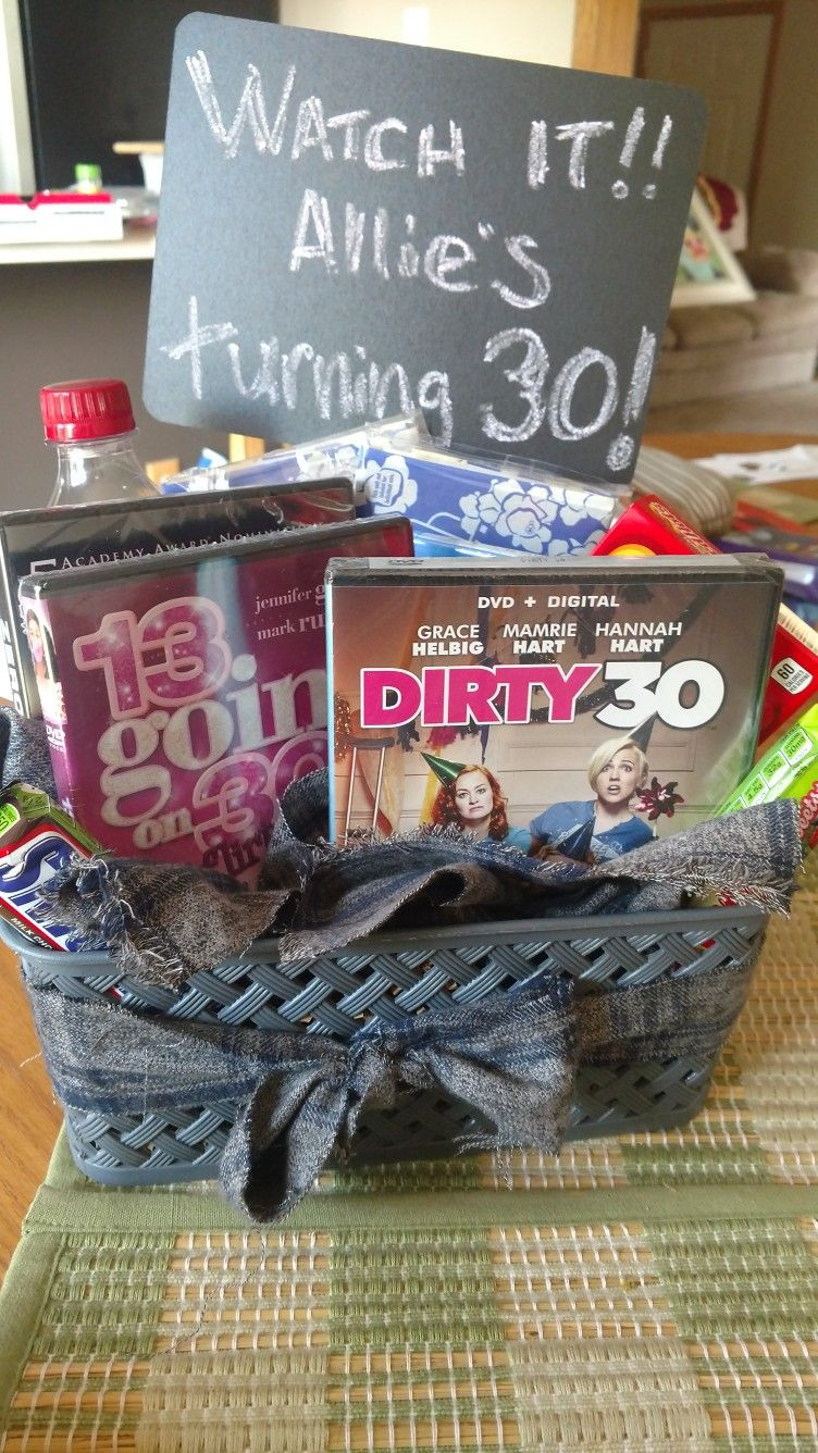 Best ideas about 30 Year Old Birthday Gifts
. Save or Pin 30 year old birthday t basket idea All movies that Now.