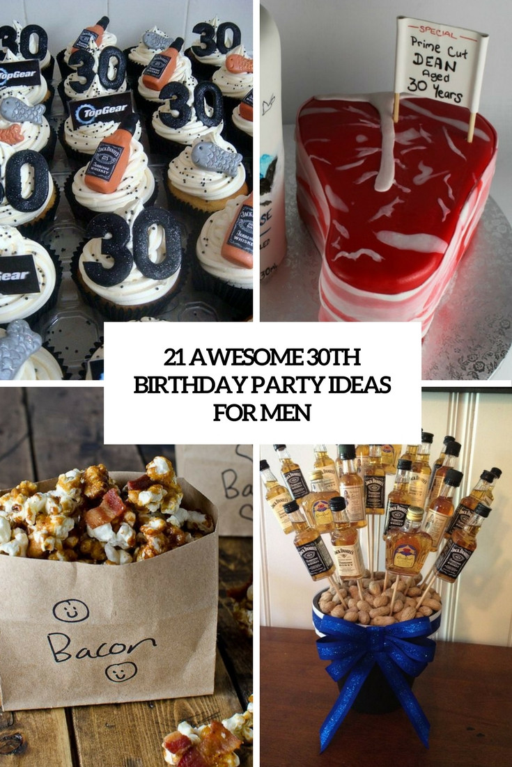 Best ideas about 30 Year Old Birthday Ideas
. Save or Pin 21 Awesome 30th Birthday Party Ideas For Men Shelterness Now.