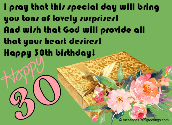 Best ideas about 30th Birthday Card Messages
. Save or Pin 30th Birthday Wishes and Messages 365greetings Now.