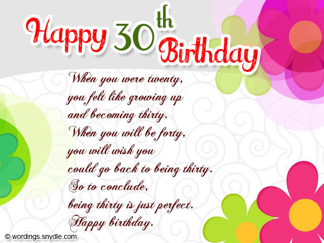 Best ideas about 30th Birthday Card Messages
. Save or Pin 30th Birthday Wishes Wordings and Messages Now.