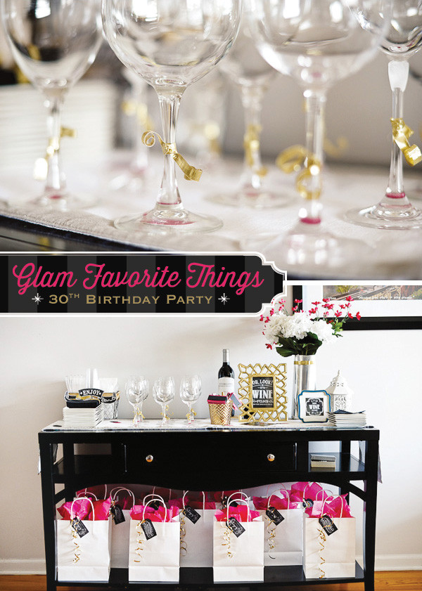 Best ideas about 30th Birthday Celebration Ideas For Her
. Save or Pin Glam Favorite Things Party 30th Birthday Hostess with Now.