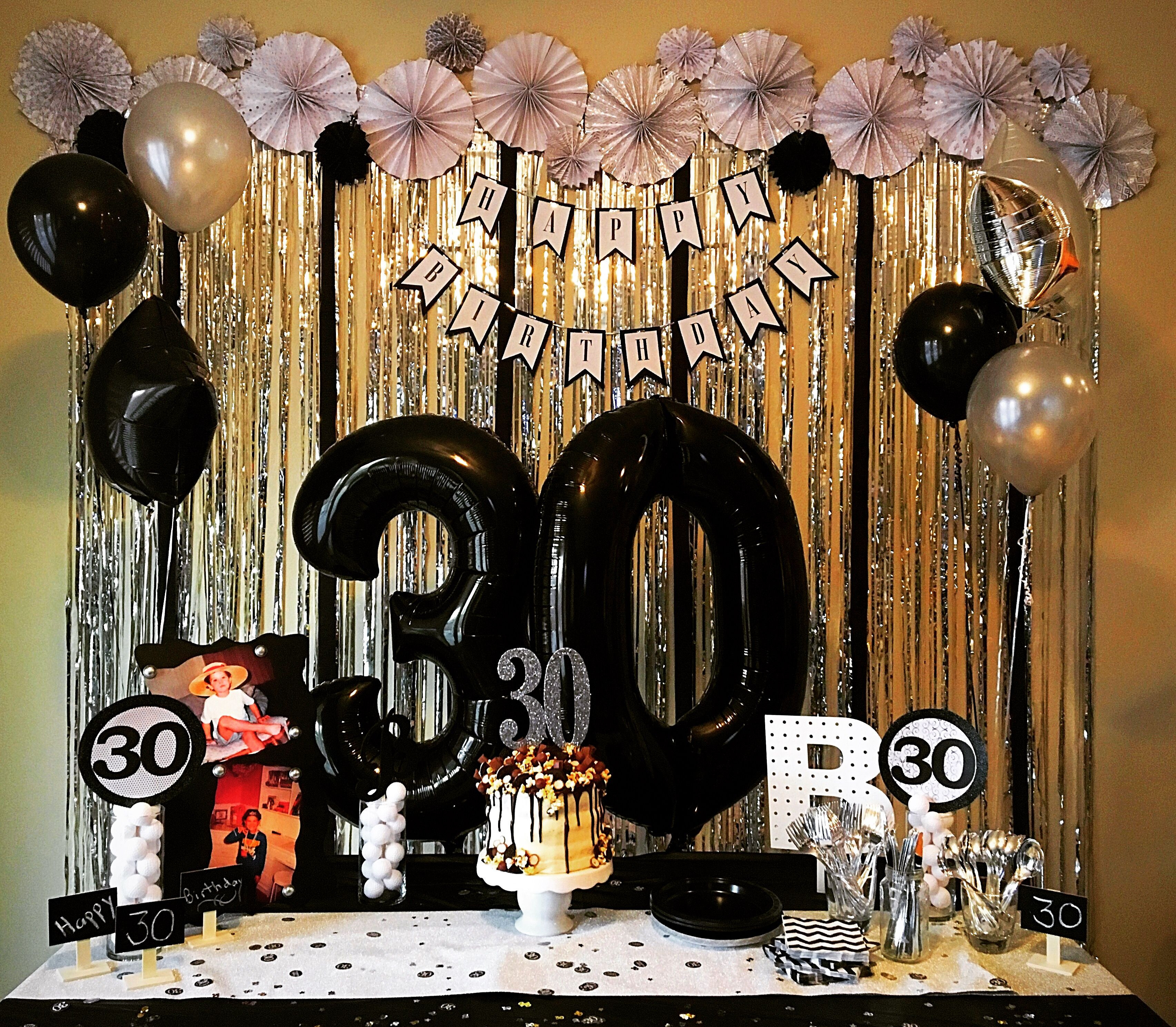 Best ideas about 30th Birthday Decorations For Him
. Save or Pin DIRTY THIRTY 30th Birthday DIY flower rosettes birthday Now.