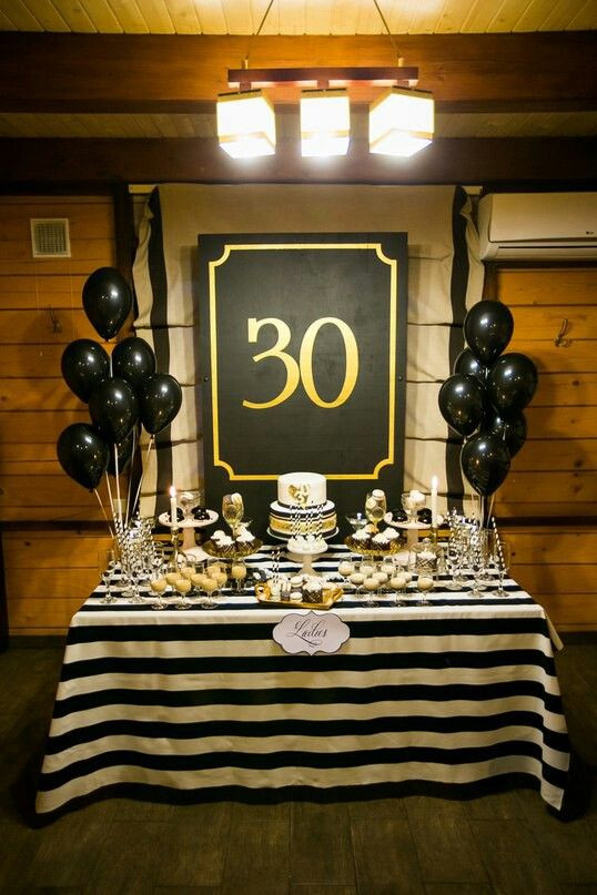 Best ideas about 30th Birthday Decorations For Him
. Save or Pin 23 Cute Glam 30th Birthday Party Ideas For Girls Shelterness Now.