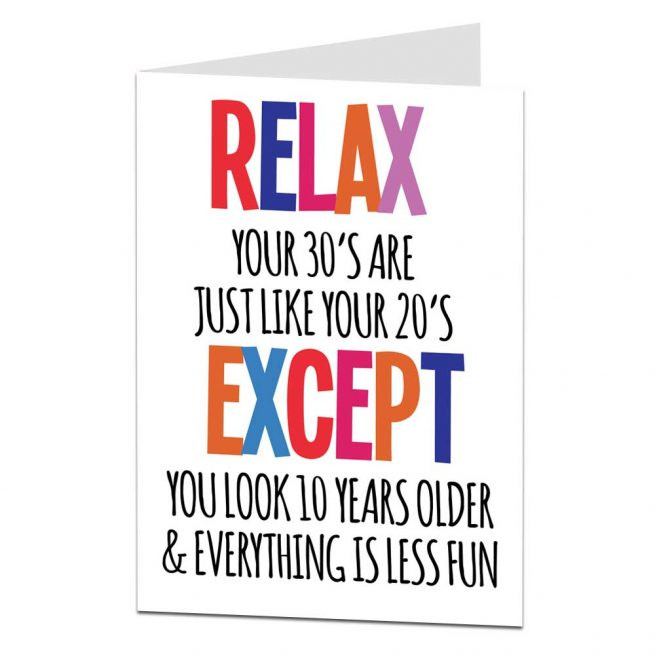 Best ideas about 30th Birthday Funny
. Save or Pin Funny 30th Birthday Card Perfect For Son Daughter Now.