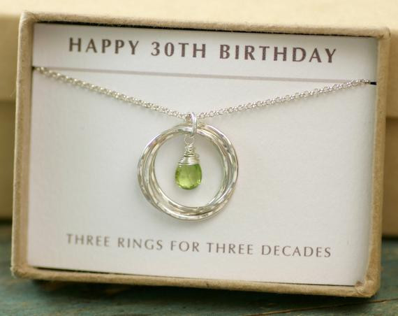 Best ideas about 30Th Birthday Gift Ideas For Daughter
. Save or Pin 30th birthday t for her peridot necklace for daughter t Now.