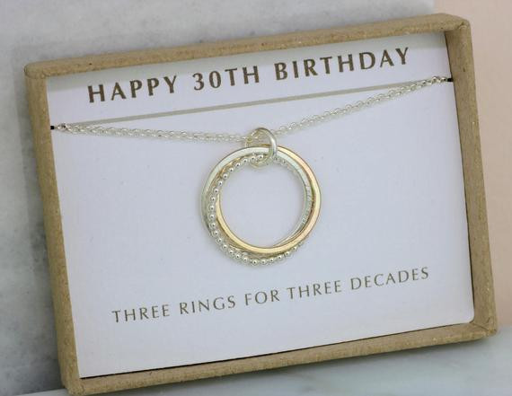 Best ideas about 30Th Birthday Gift Ideas For Daughter
. Save or Pin 30th birthday t 30th t for daughter necklace for 3 Now.