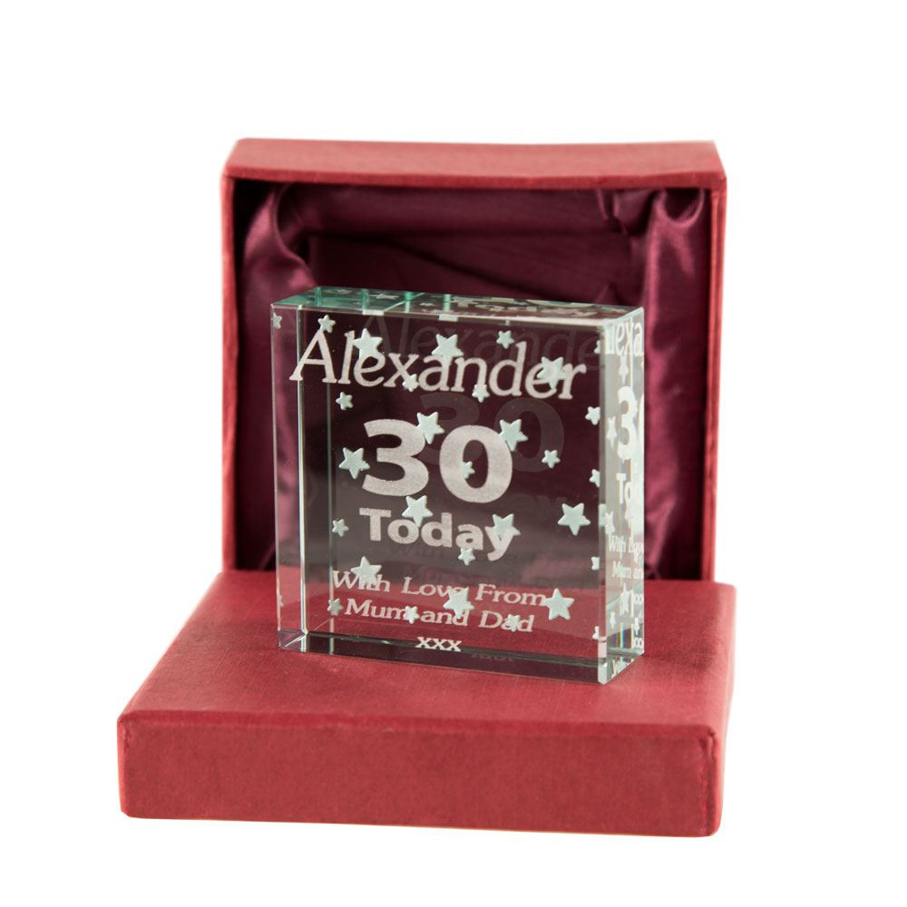 Best ideas about 30Th Birthday Gift Ideas For Men
. Save or Pin 30th Birthday Keepsake Jade Block for a Man 30th birthday Now.