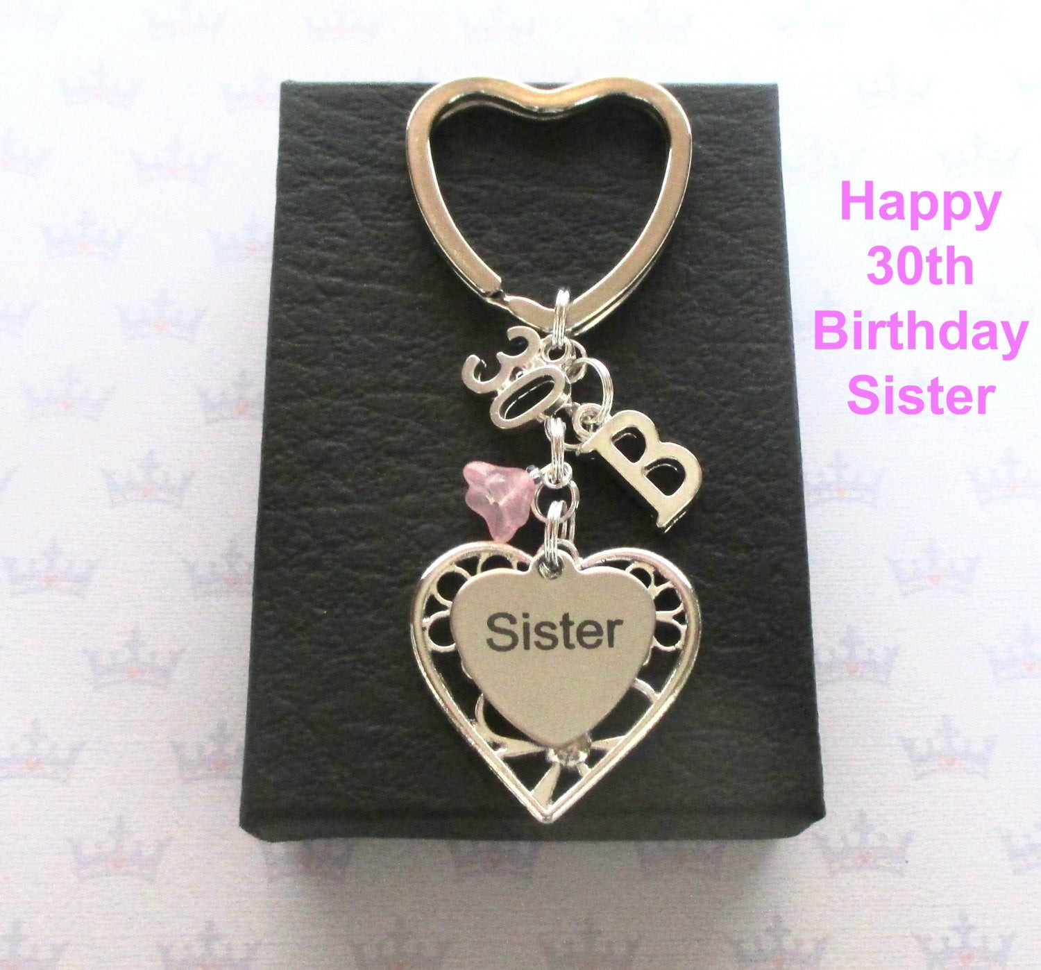 Best ideas about 30th Birthday Gift Ideas For Sister
. Save or Pin Sister 30th birthday t 30th keychain Sister t Now.