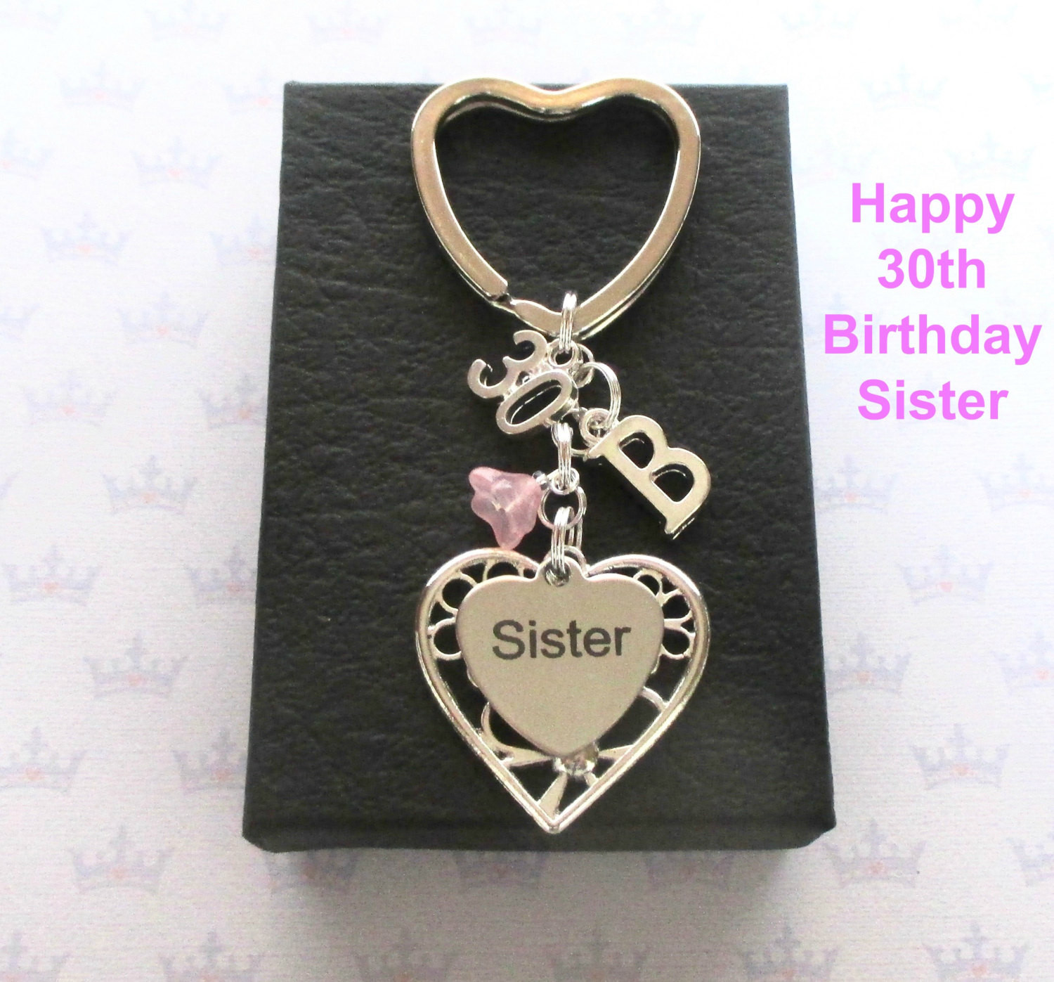 Best ideas about 30Th Birthday Gift Ideas For Sister
. Save or Pin Sister 30th birthday t 30th keychain Sister t Now.