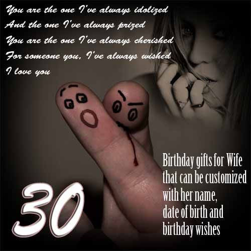 Best ideas about 30Th Birthday Gift Ideas For Wife
. Save or Pin Gifts for wife 30 birthday Personalized 30th t ideas Now.