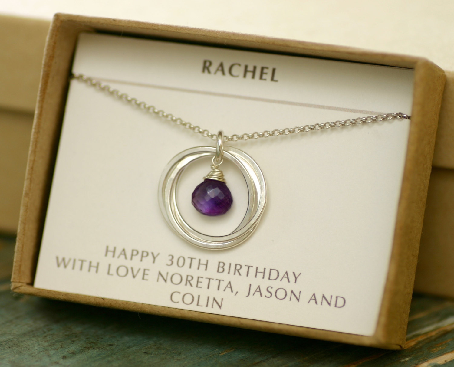 Best ideas about 30th Birthday Gifts For Her
. Save or Pin 30th birthday t for her amethyst necklace for daughter 3 Now.