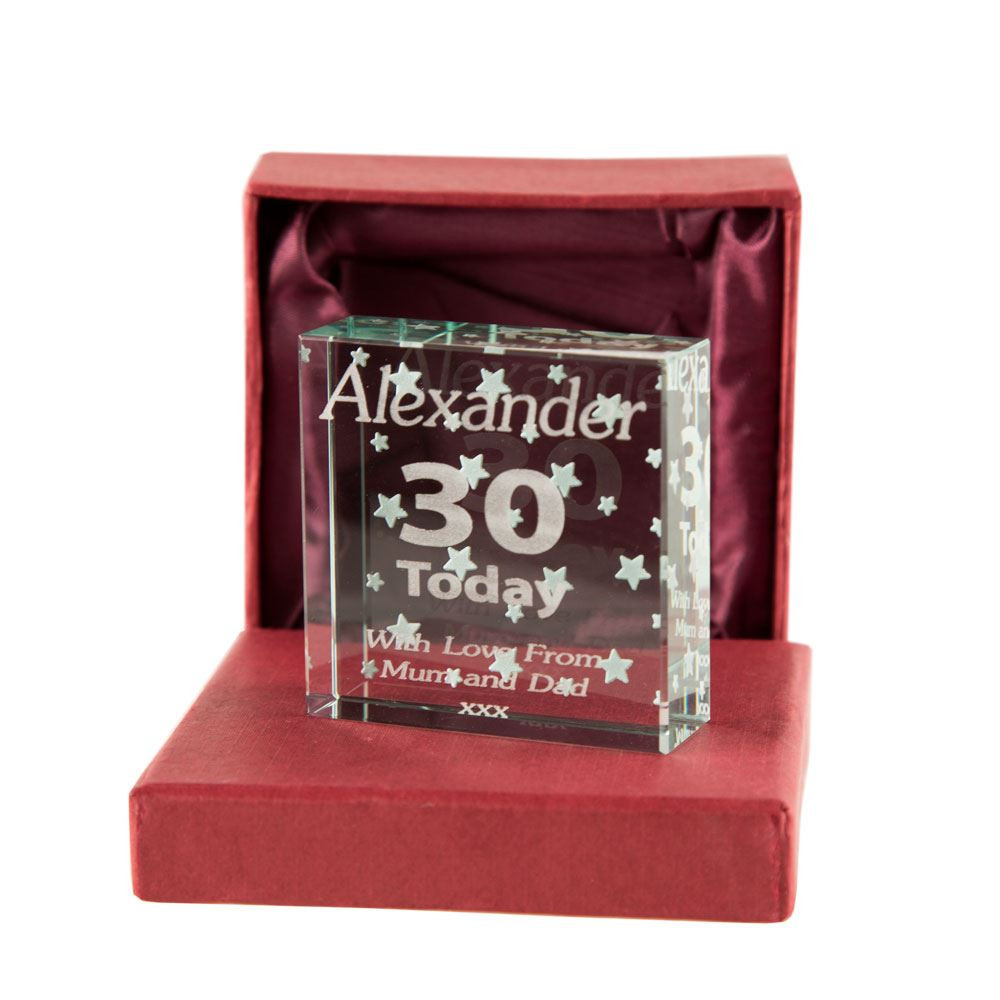 Best ideas about 30th Birthday Gifts For Men
. Save or Pin 30th Birthday Keepsake Jade Block for a Man 30th birthday Now.