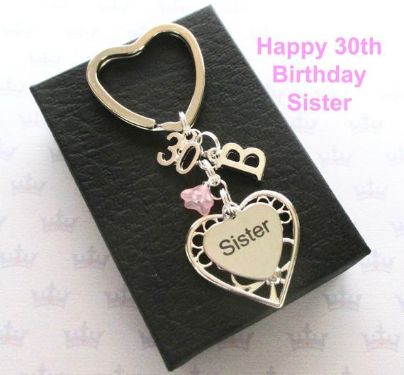 Best ideas about 30th Birthday Gifts For Sister
. Save or Pin Sister 30th birthday t 30th keychain Sister t Now.