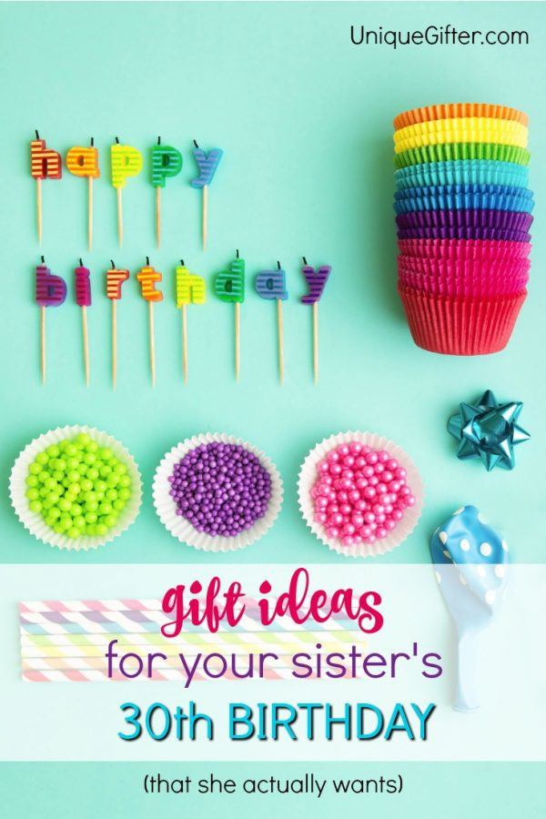 Best ideas about 30th Birthday Gifts For Sister
. Save or Pin 20 Gift Ideas for your Sister s 30th Birthday Unique Gifter Now.