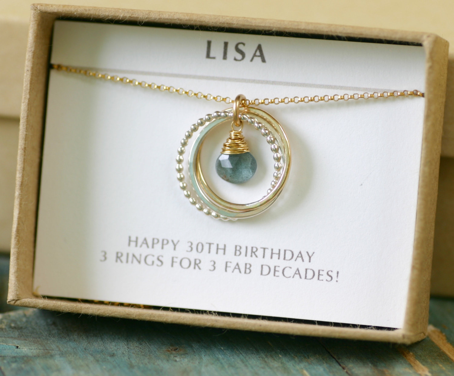 Best ideas about 30th Birthday Gifts For Sister
. Save or Pin 30th birthday t for sister necklace aquamarine necklace Now.