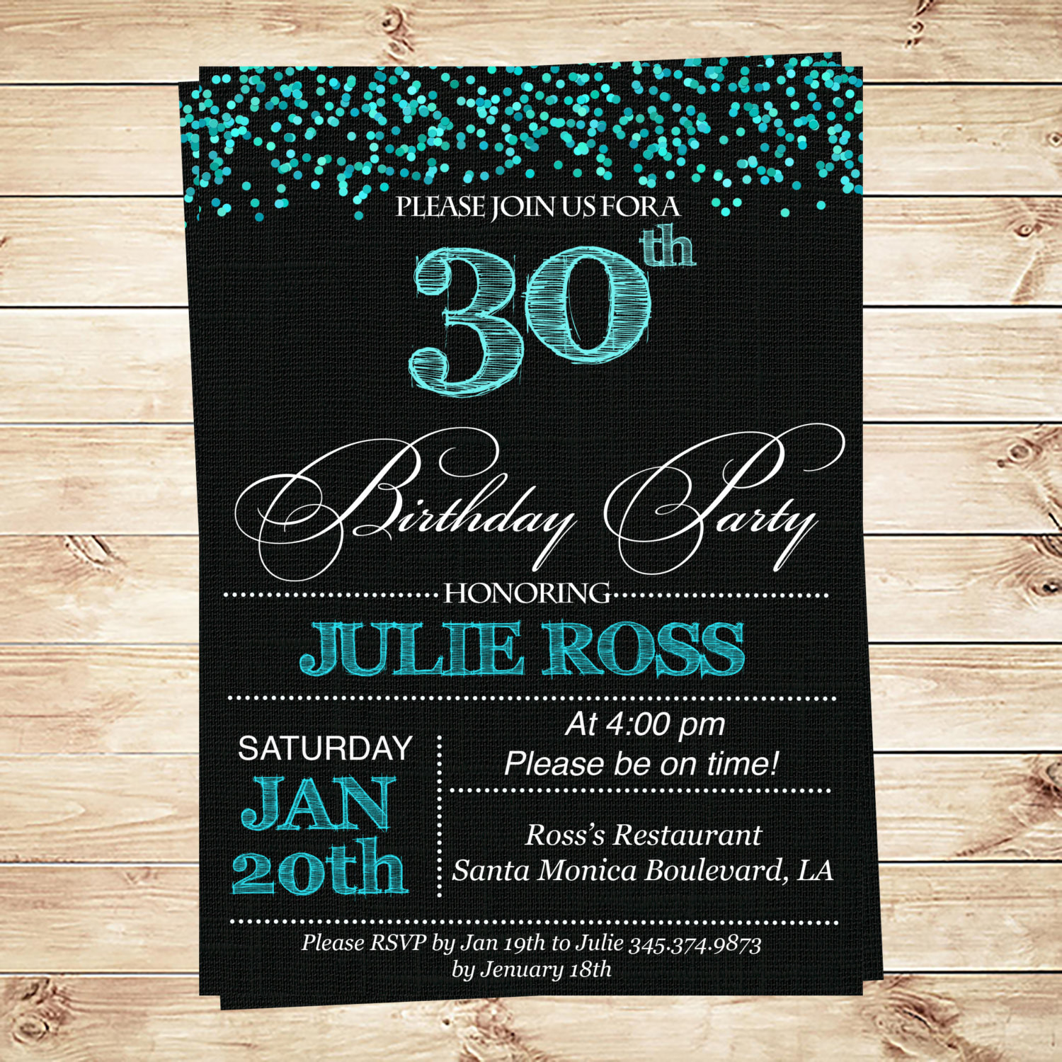 Best ideas about 30th Birthday Invitations For Him
. Save or Pin Women s 30th Birthday Party Invitations 30th Birthday Now.