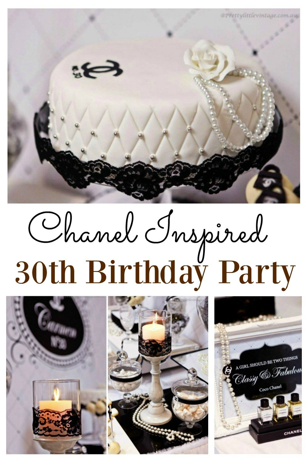 Best ideas about 30th Birthday Party
. Save or Pin Chanel Inspired 30th Birthday Party Now.