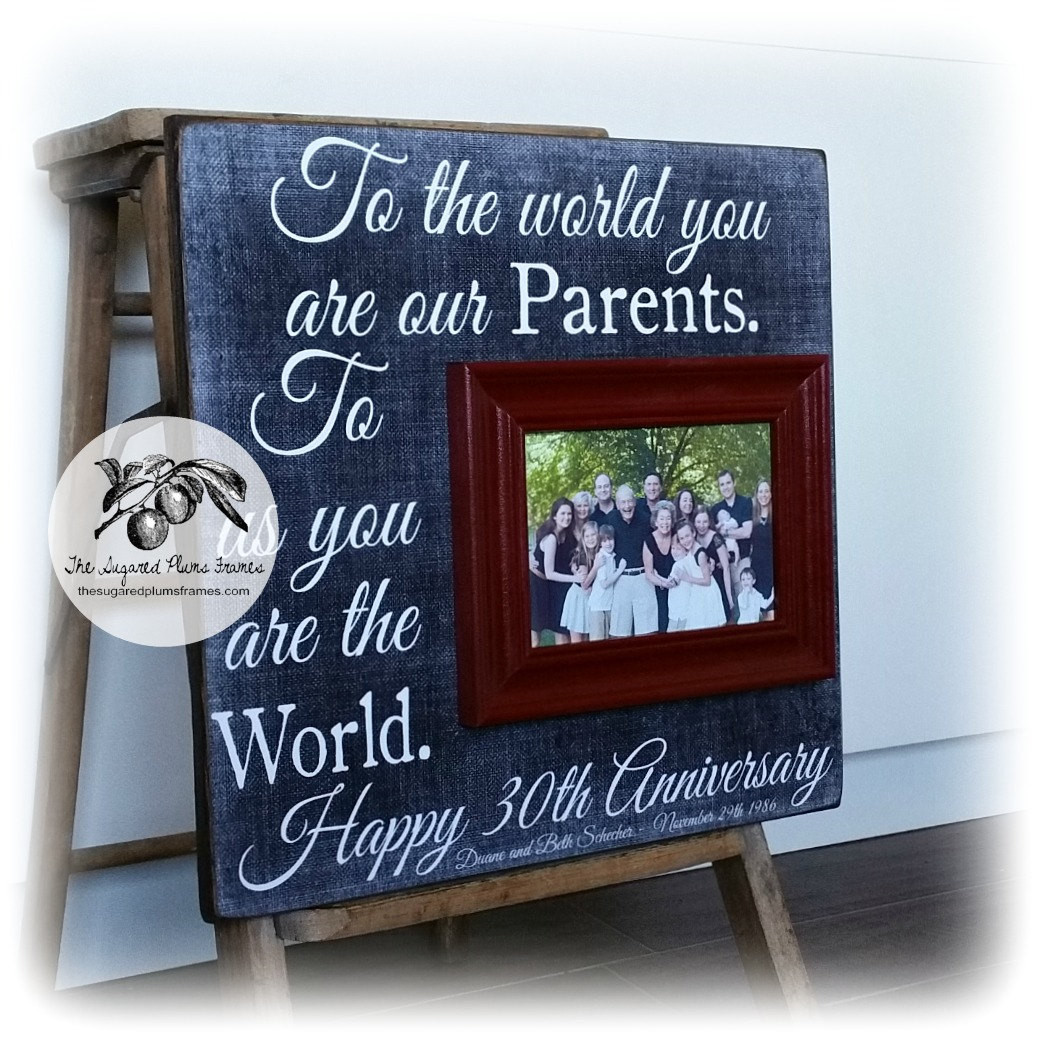 Best ideas about 30Th Wedding Anniversary Gift Ideas For Parents
. Save or Pin Parents Anniversary Gift 30th Anniversary Gifts 50th Now.