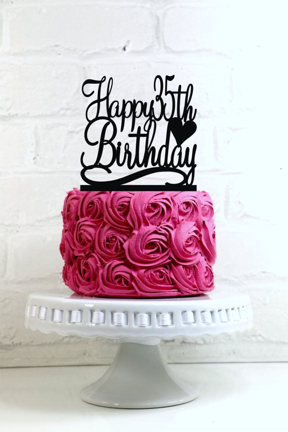 Best ideas about 35Th Birthday Gift Ideas For Her
. Save or Pin Happy 35th Birthday Cake Topper or Sign 35 Now.