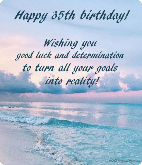 Best ideas about 35th Birthday Quotes. Save or Pin Happy Birthday Wishes For Friend With Now.