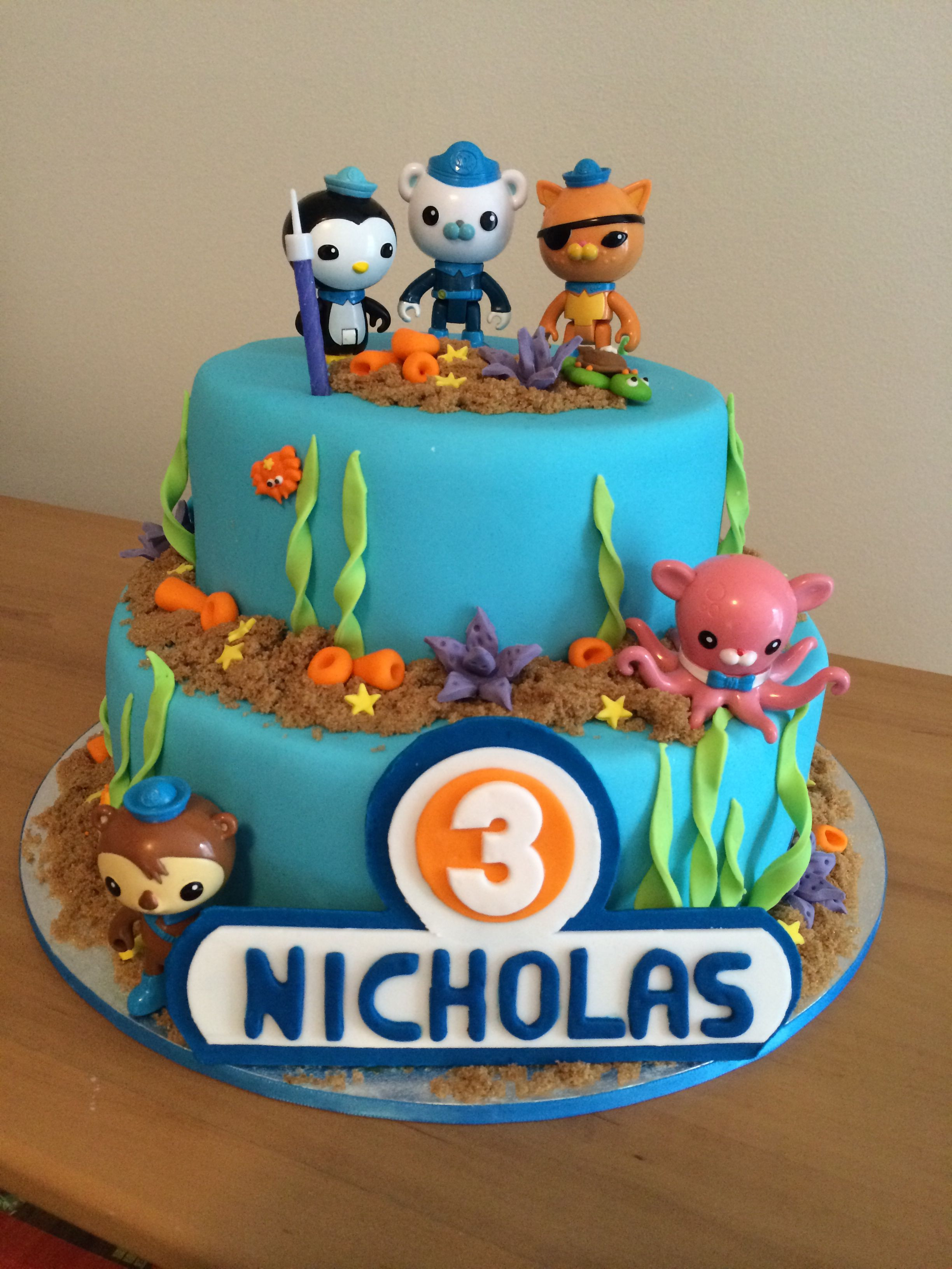 Best ideas about 3rd Birthday Cake
. Save or Pin Octonauts cake for Nicholas Now.