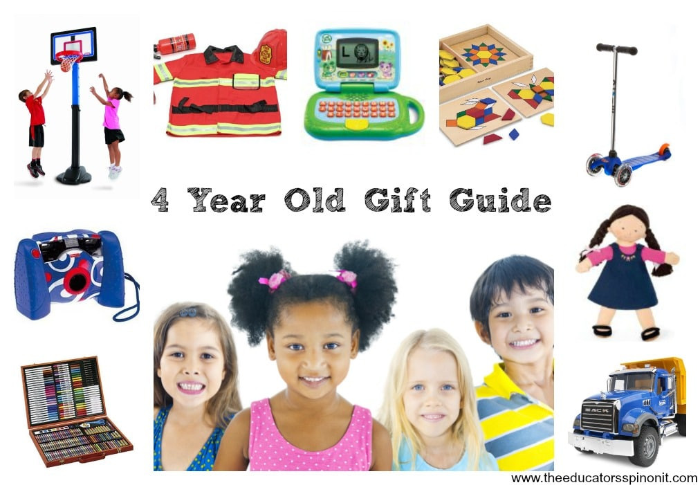 Best ideas about 4 Year Old Gift Ideas
. Save or Pin 4 Year Old Birthday Gift Ideas The Educators Spin It Now.