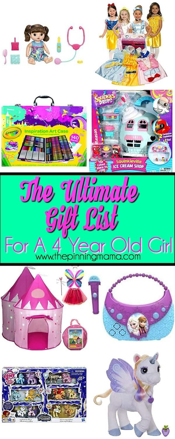 Best ideas about 4 Year Old Gift Ideas
. Save or Pin Best Gifts for a 4 year old Girl • The Pinning Mama Now.