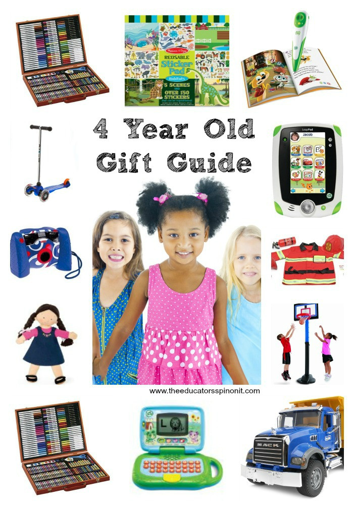 Best ideas about 4 Year Old Gift Ideas
. Save or Pin 4 Year Old Birthday Gift Ideas The Educators Spin It Now.