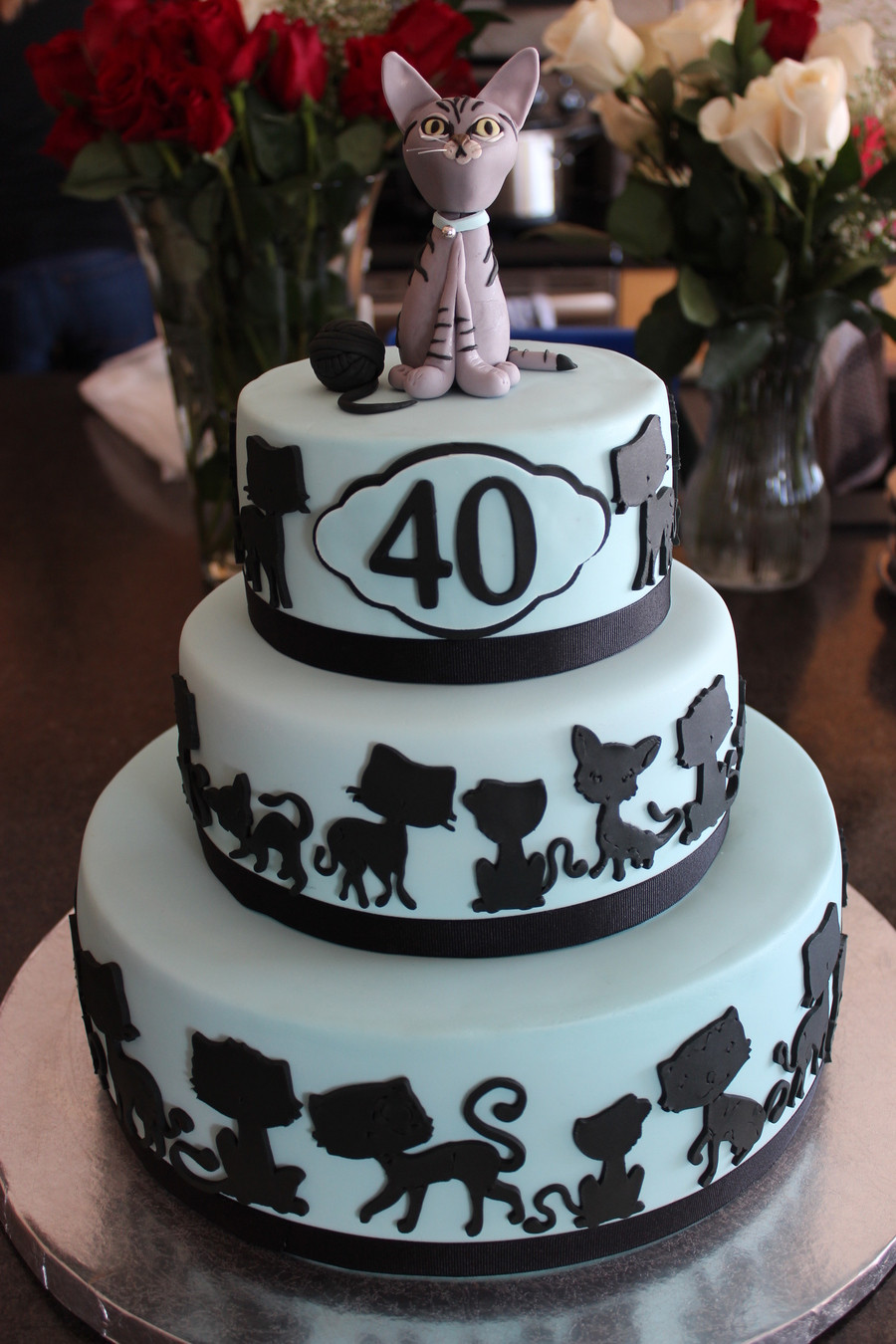 Best ideas about 40 Birthday Cake
. Save or Pin 40Th Birthday Cake Client Requested That The Cake Have 40 Now.