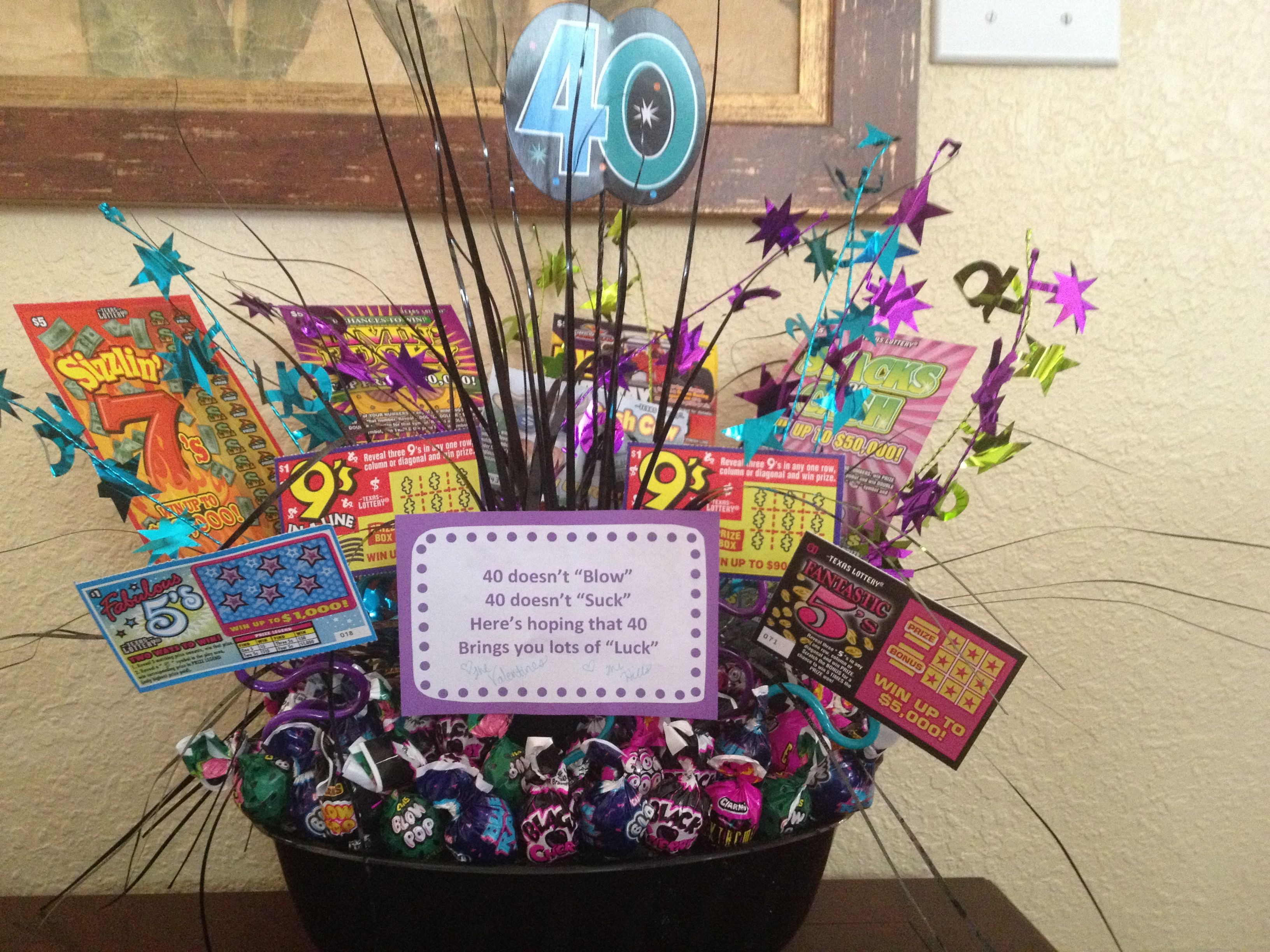 Best ideas about 40 Birthday Gifts
. Save or Pin 40th birthday t idea Crafty Pinterest Now.