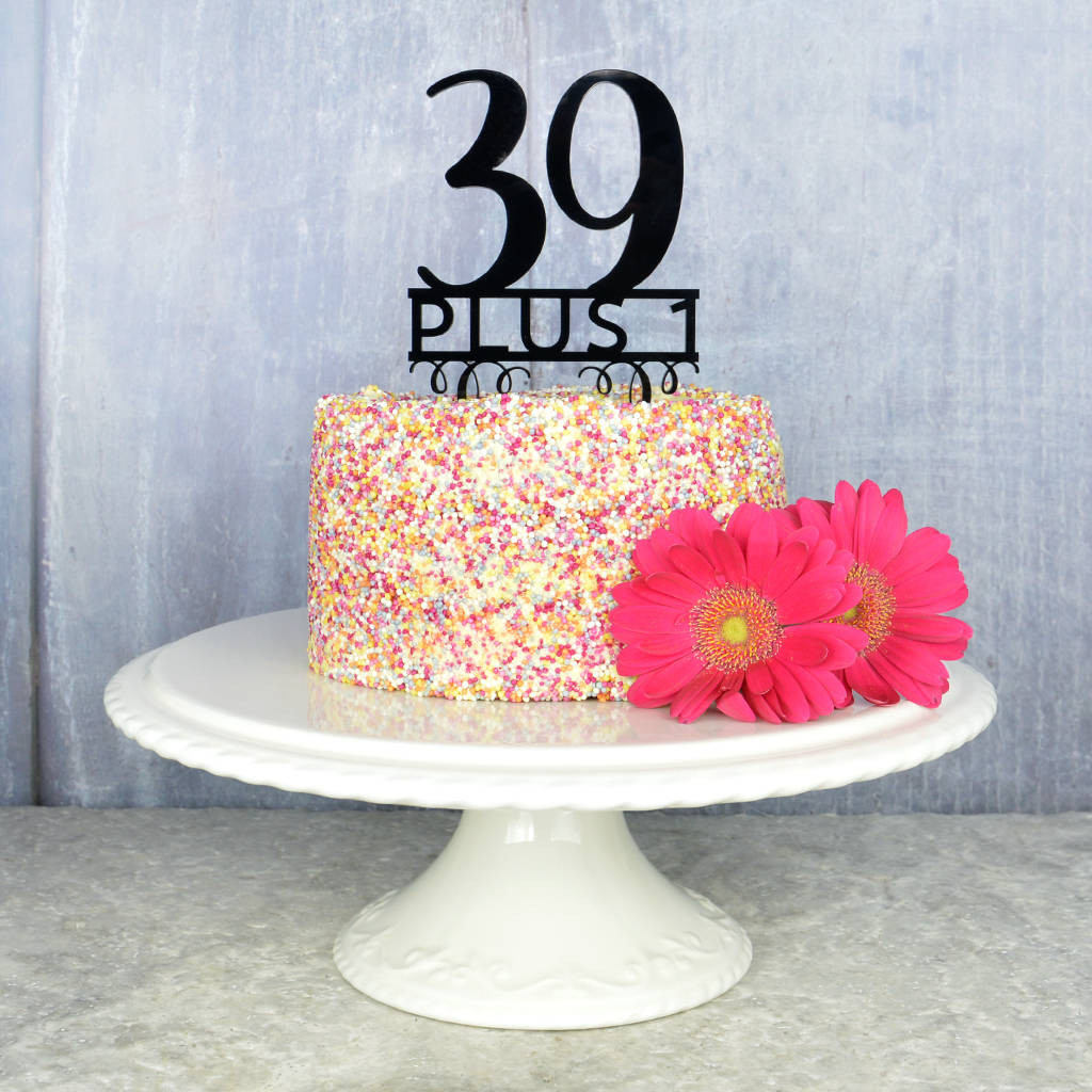 Best ideas about 40th Birthday Cake Toppers
. Save or Pin 40th birthday cake topper by pink and turquoise Now.